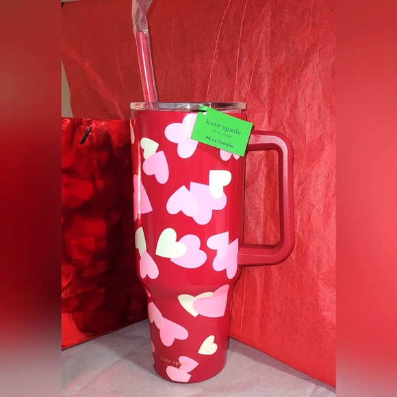 kate spade Kitchen Nwt Kate Spade Valentine Heart Tumbler Stainless